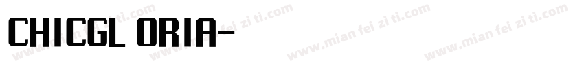 CHICGL ORIA字体转换